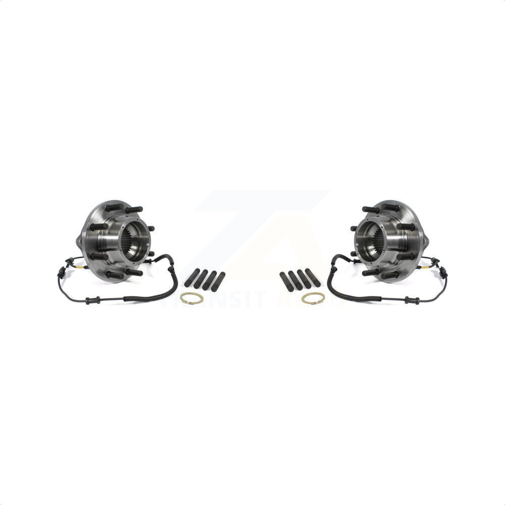 Front Wheel Bearing And Hub Assembly Pair For 2011-2016 Ford F-350 Super Duty 4WD With Dual Rear Wheels K70-100447