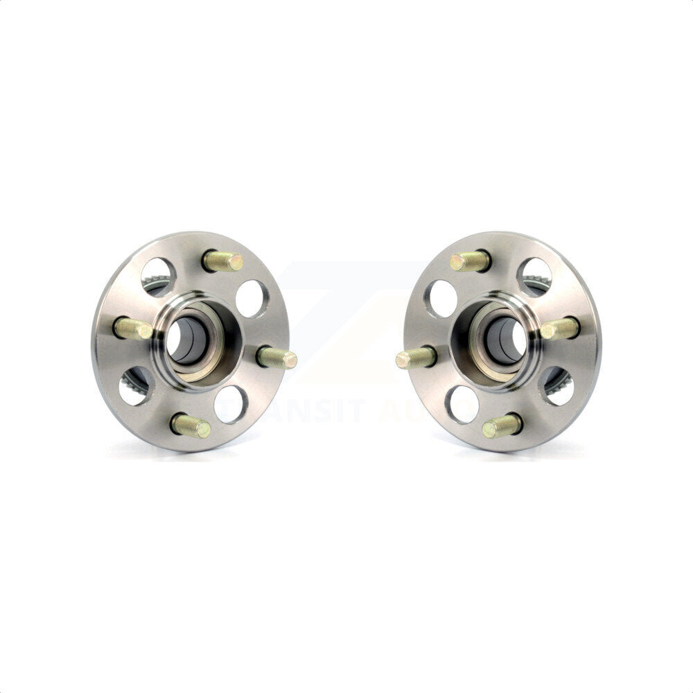 Rear Wheel Bearing And Hub Assembly Pair For 1996-2000 Honda Civic Drum rear brakes with 4-Wheel ABS K70-100566
