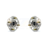 Rear Wheel Bearing And Hub Assembly Pair For 1998-2002 Honda Accord 2.3L with Drum rear brakes Non-ABS K70-100585