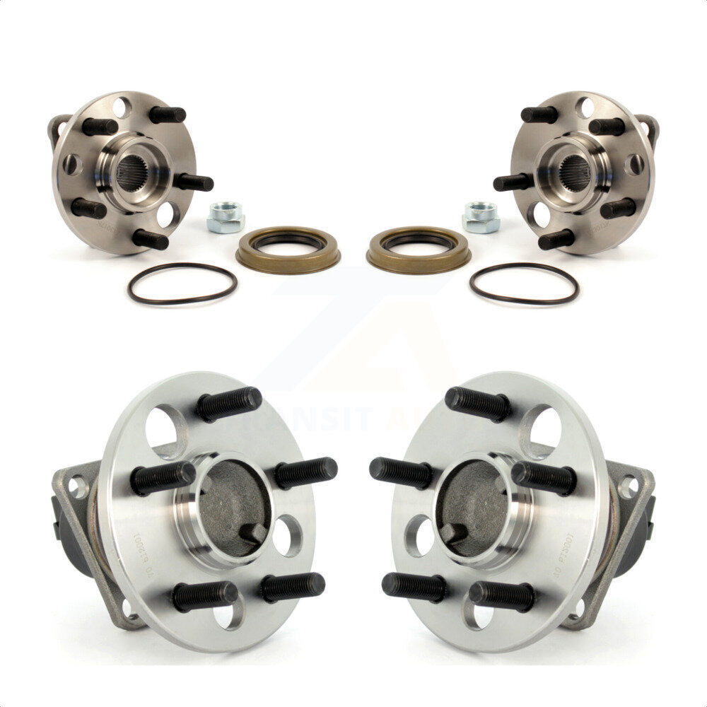 Front Rear Wheel Bearing & Hub Assembly Kit For Chevrolet Cavalier Pontiac Sunfire Grand Am Corsica Buick Skylark Oldsmobile Achieva Beretta Sunbird K70-101160