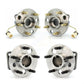 Front Rear Wheel Bearing & Hub Assembly Kit For 1991 Buick LeSabre Non-ABS With 33 Splines K70-101165