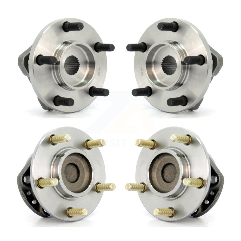 Front Rear Wheel Bearing & Hub Assembly Kit For Chrysler Dodge Town Country Grand Caravan Voyager K70-101181