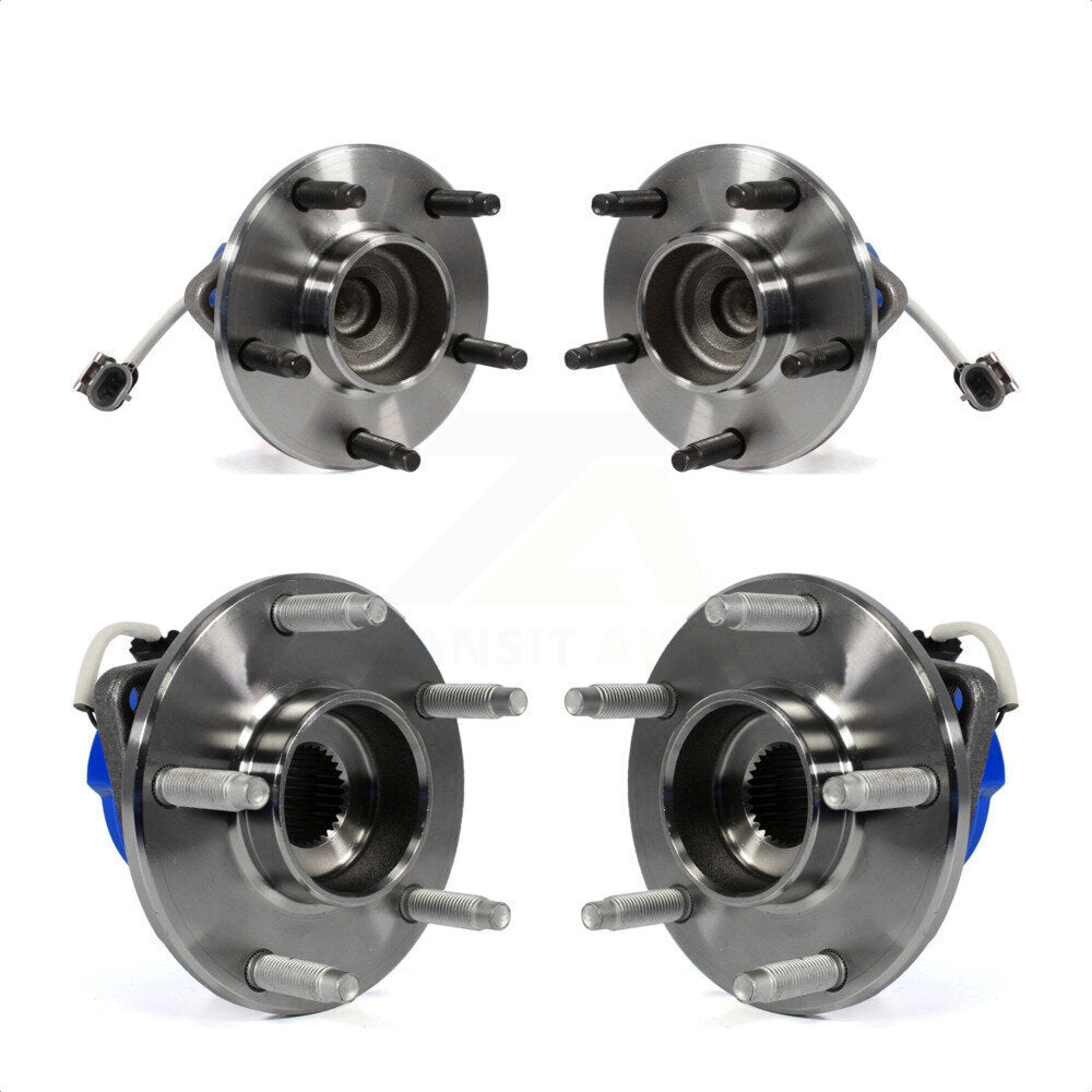 Front Rear Wheel Bearing & Hub Assembly Kit For Chevrolet Corvette Cadillac XLR K70-101185