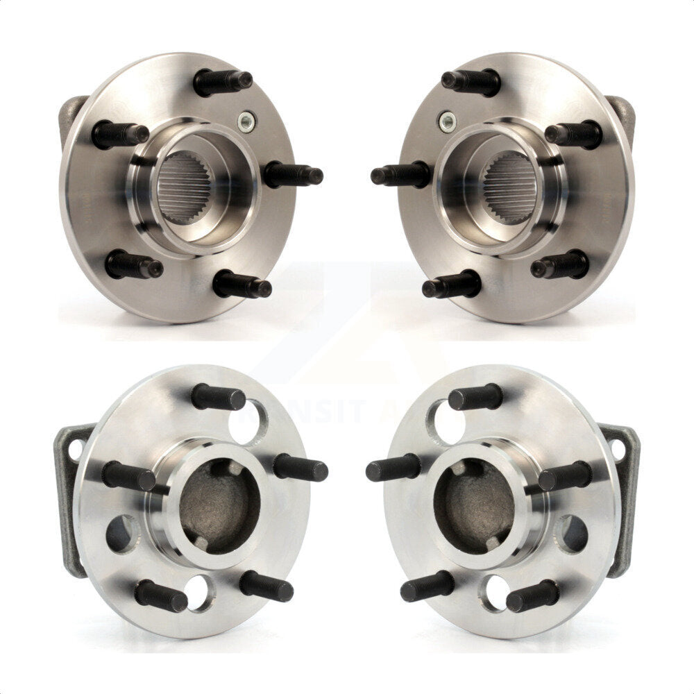 Front Rear Wheel Bearing & Hub Assembly Kit For Chevrolet Impala Pontiac Grand Prix Buick Century Monte Carlo LaCrosse Regal Aztek Allure K70-101191