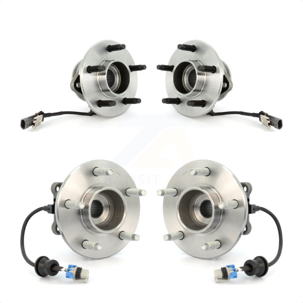 Front Rear Wheel Bearing & Hub Assembly Kit For Saturn Vue Chevrolet Equinox Pontiac Torrent K70-101194
