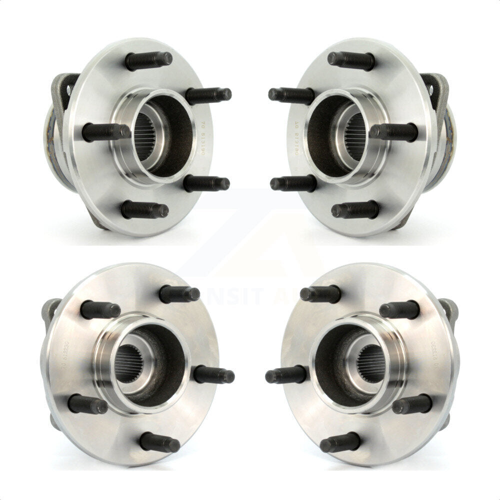 Front Rear Wheel Bearing & Hub Assembly Kit For Saturn Vue Chevrolet Equinox Pontiac Torrent Non-ABS K70-101195