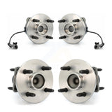 Front Rear Wheel Bearing & Hub Assembly Kit For Chevrolet Cobalt Saturn Ion Pontiac G5 Pursuit With 4 Lug Wheels 4-Wheel ABS K70-101202