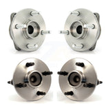 Front Rear Wheel Bearing & Hub Assembly Kit For Chevrolet Cobalt Saturn Ion Pontiac G5 Pursuit With 4 Lug Wheels Non-ABS K70-101203