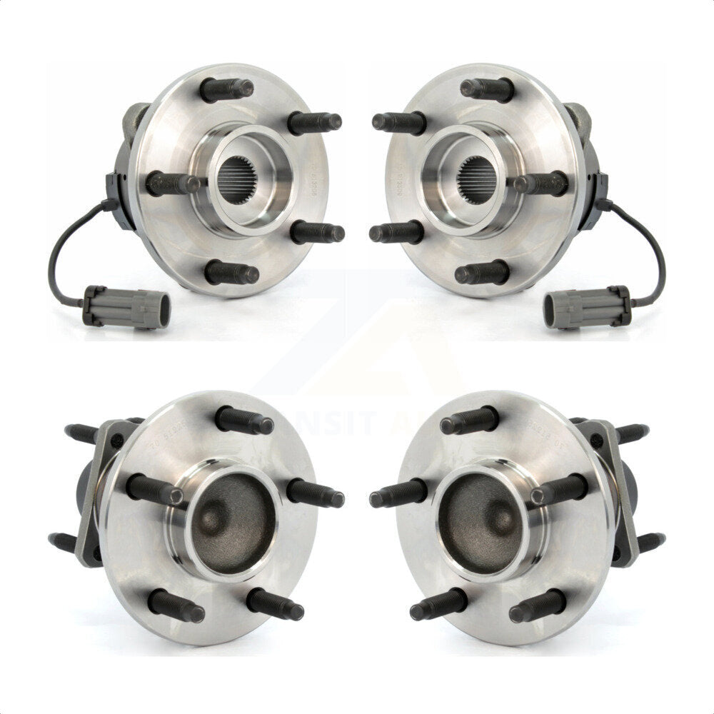 Front Rear Wheel Bearing & Hub Assembly Kit For Chevrolet Cobalt HHR Saturn Ion Pontiac G5 Pursuit K70-101204