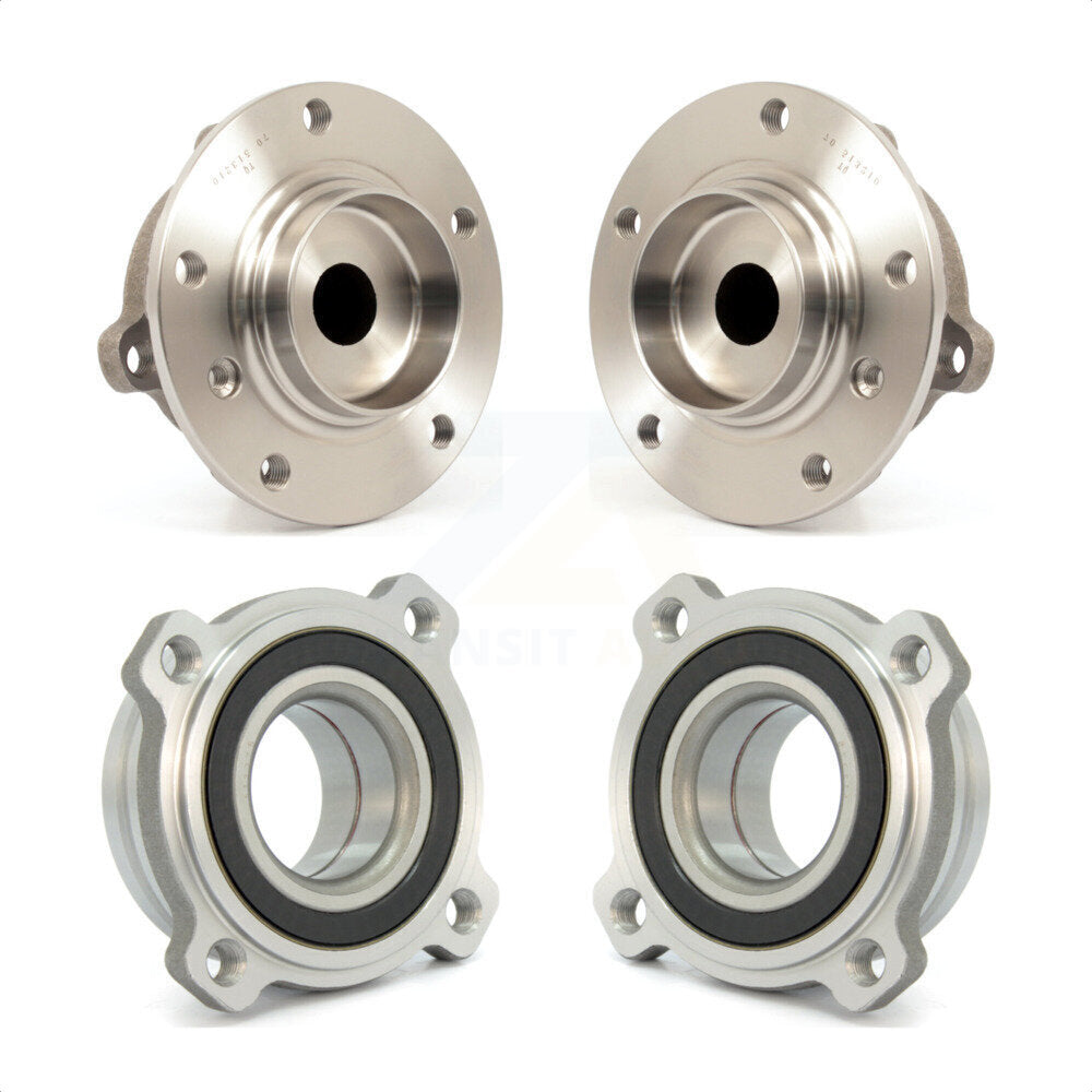 Front Rear Wheel Bearing & Hub Assembly Kit For BMW 528i 530i 525i 535i 550i 545i K70-101207