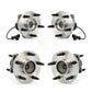 Front Rear Wheel Bearing & Hub Assembly Kit For 2008 Chevrolet Cobalt 2.0L With 5 Lug Wheels K70-101210