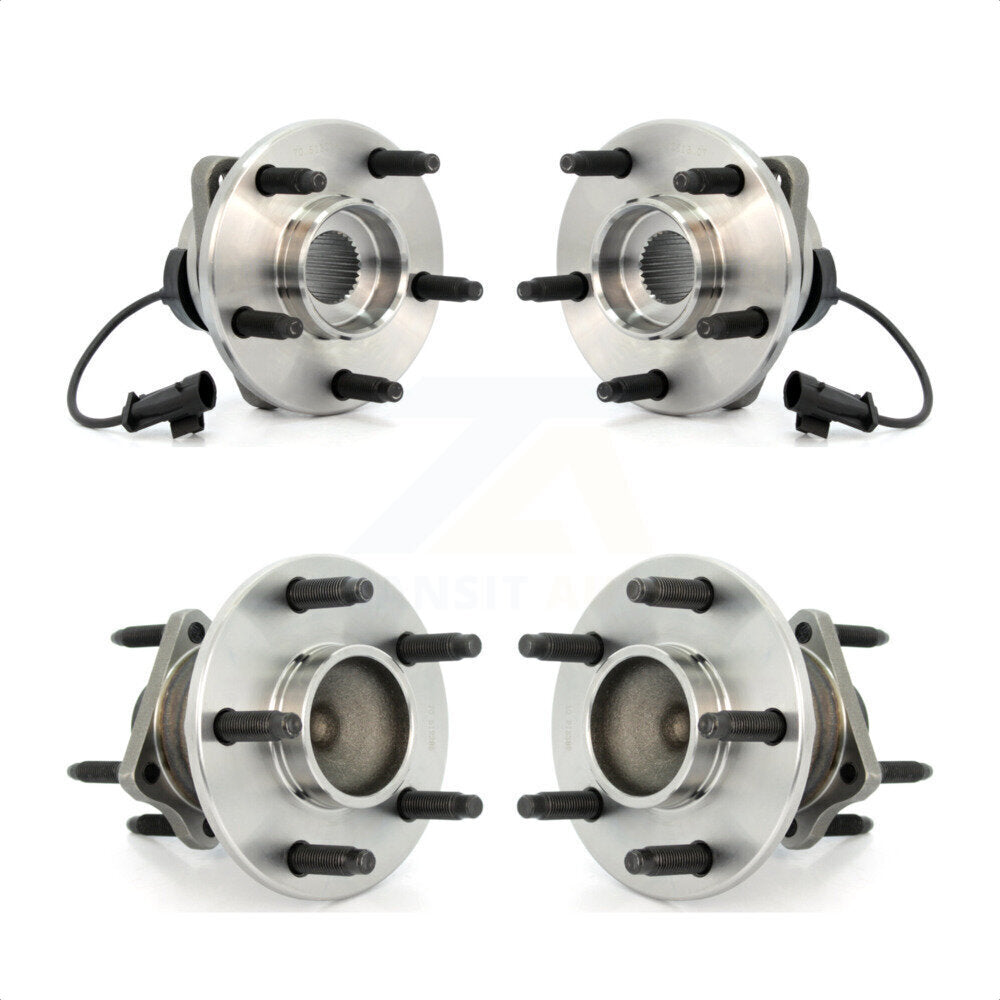 Front Rear Wheel Bearing & Hub Assembly Kit For Chevrolet Malibu Pontiac G6 Cobalt HHR Saturn Aura K70-101211