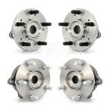 Front Rear Wheel Bearing & Hub Assembly Kit For 2004-2008 2010-2011 Mitsubishi Endeavor AWD K70-101215