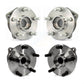 Front Rear Wheel Bearing & Hub Assembly Kit For 2014 Subaru Impreza WRX Limited Premium K70-101218