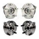 Front Rear Wheel Bearing & Hub Assembly Kit For 2014 Subaru Impreza WRX Limited Premium K70-101218