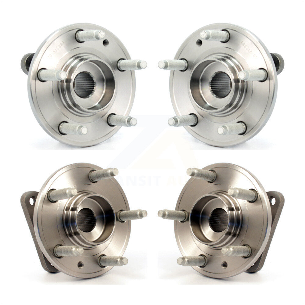 Front Rear Wheel Bearing & Hub Assembly Kit For Ford Five Hundred Freestyle Taurus Mercury Montego X Sable FWD K70-101220