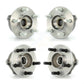 Front Rear Wheel Bearing & Hub Assembly Kit For Chrysler 300 Dodge Charger Magnum AWD K70-101224