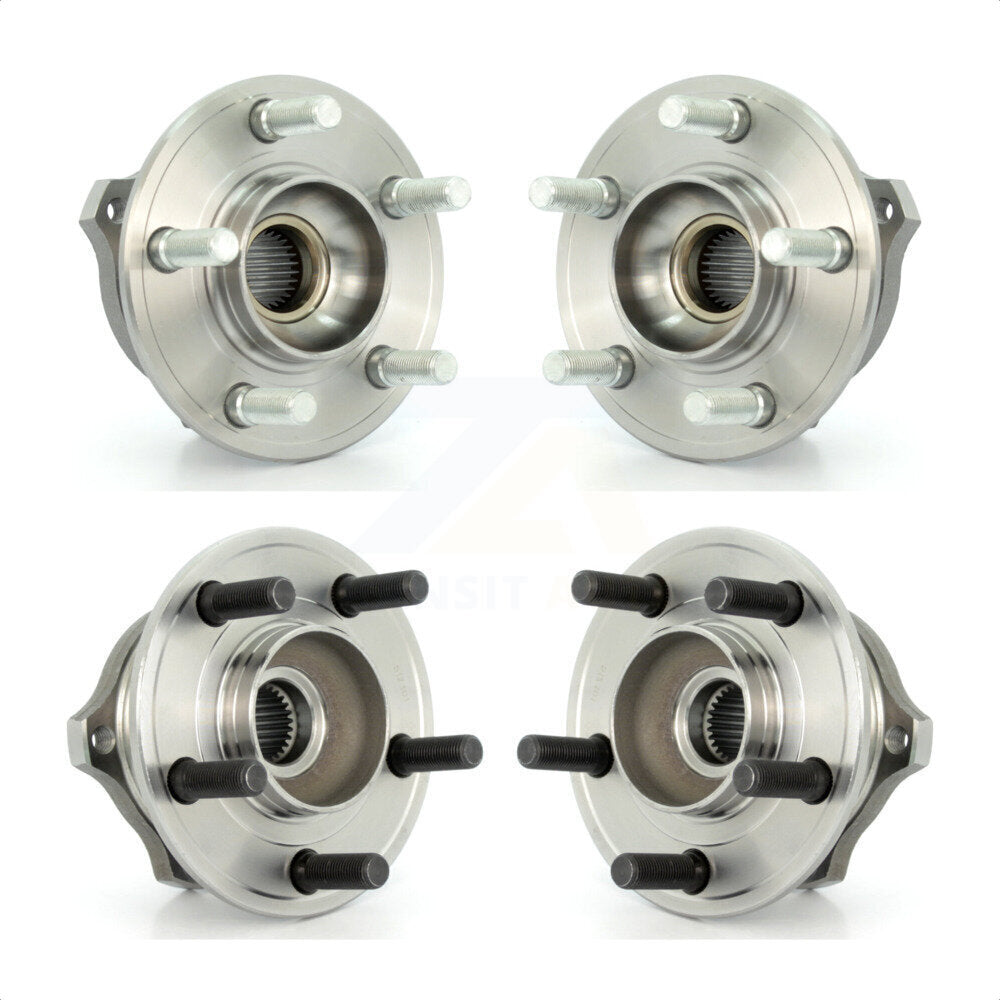 Front Rear Wheel Bearing & Hub Assembly Kit For Chrysler 300 Dodge Charger Magnum AWD K70-101224