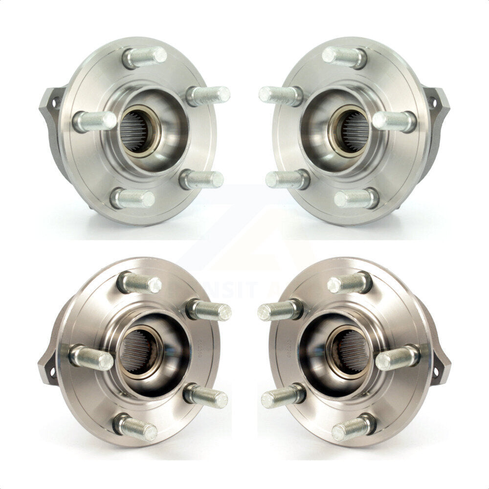 Front Rear Wheel Bearing & Hub Assembly Kit For Dodge Charger Chrysler 300 AWD K70-101225