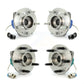 Front Rear Wheel Bearing & Hub Assembly Kit For 2005-2010 Cadillac STS AWD with Naturally Aspirated K70-101232
