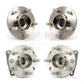 Front Rear Wheel Bearing & Hub Assembly Kit For 2005-2010 Volvo S40 V50 AWD K70-101240