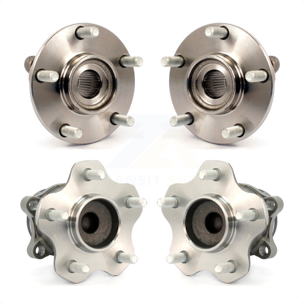 Front Rear Wheel Bearing & Hub Assembly Kit For Nissan Rogue Select FWD K70-101271