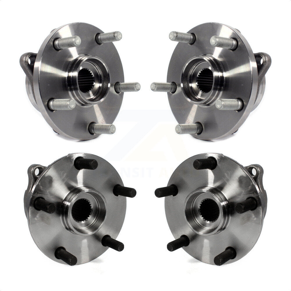 Front Rear Wheel Bearing & Hub Assembly Kit For Subaru Impreza WRX STI K70-101274