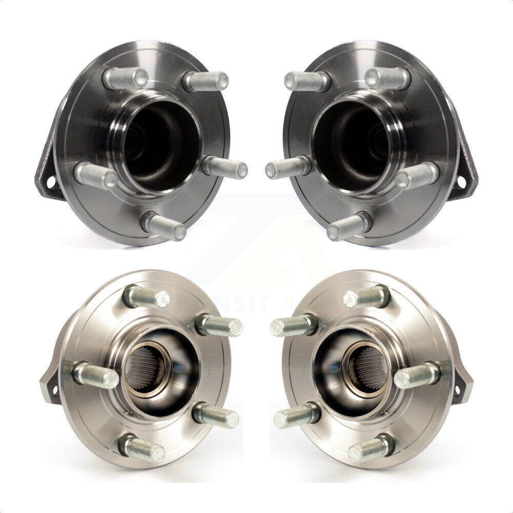 Front Rear Wheel Bearing & Hub Assembly Kit For Dodge Charger Chrysler 300 Challenger K70-101280