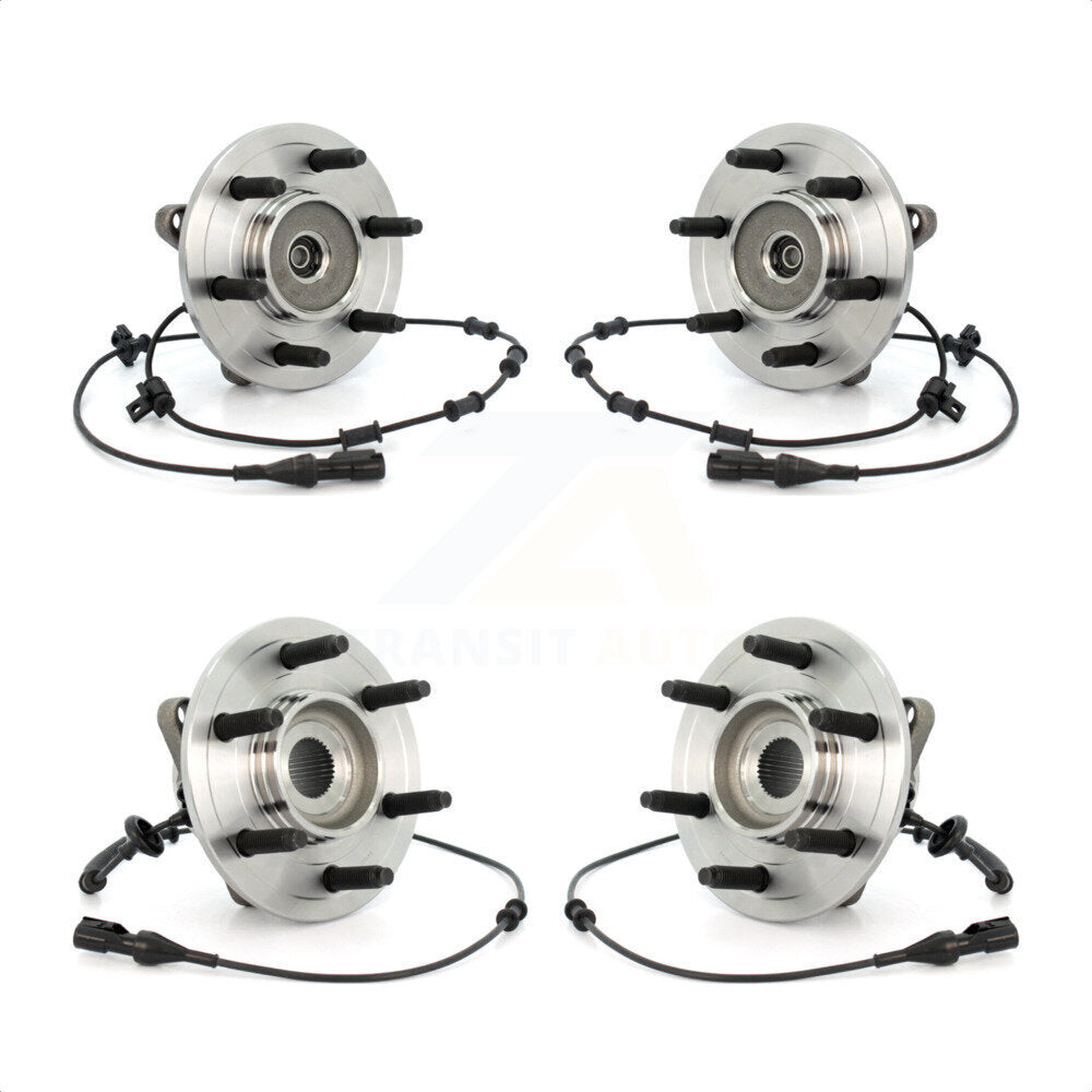 Front Rear Wheel Bearing & Hub Assembly Kit For Ford Expedition Lincoln Navigator K70-101290