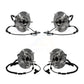 Front Rear Wheel Bearing & Hub Assembly Kit For Dodge Grand Caravan Chrysler Town Country Ram C/V Volkswagen Routan K70-101299