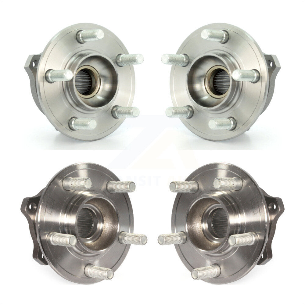 Front Rear Wheel Bearing & Hub Assembly Kit For Dodge Charger Chrysler 300 Challenger AWD K70-101425