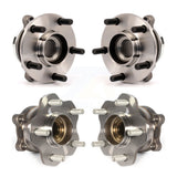 Front Rear Wheel Bearing & Hub Assembly Kit For 2009-2014 Nissan Murano AWD K70-101433