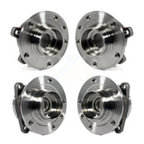 Front Rear Wheel Bearing & Hub Assembly Kit For 2014-2022 Jeep Cherokee FWD Without Off Road Suspension K70-101459