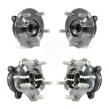 Front Rear Wheel Bearing & Hub Assembly Kit For Mazda 3 Sport Vehicles Manufactured In Mexico K70-101461
