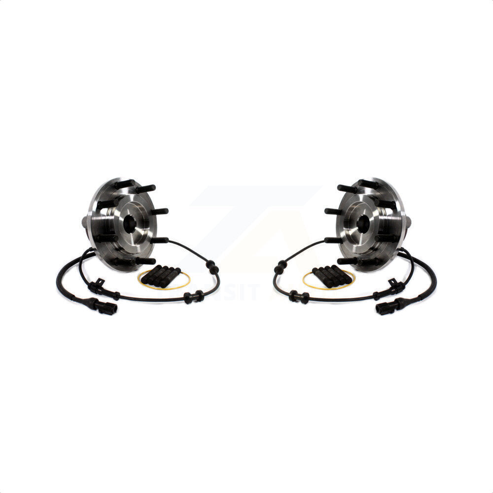 Front Wheel Bearing And Hub Assembly Pair For 1999-2004 Ford F-250 Super Duty F-350 F-450 F-550 K70-101488
