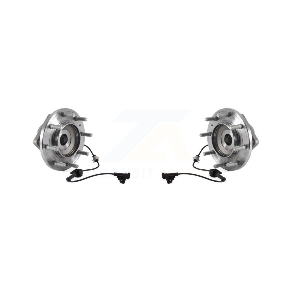 Front Wheel Bearing And Hub Assembly Pair For 2011-2019 Chevrolet Silverado 3500 HD GMC Sierra With Dual Rear Wheels 4WD K70-101491