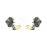 Front Wheel Bearing And Hub Assembly Pair For 2018-2020 Ford F-150 Limited Platinum SSV XL XLT King Ranch Lariat with 4WD K70-101495