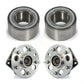 Front Rear Wheel Bearing And Hub Assembly Kit For 1998-2003 Toyota Sienna K70-101523