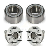 Front Rear Wheel Bearing And Hub Assembly Kit For 2002-2003 Toyota Camry Non-ABS Excluding Vehicles Manufactured In Japan K70-101524