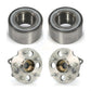 Front Rear Wheel Bearing And Hub Assembly Kit For 2001-2005 Toyota RAV4 AWD K70-101526
