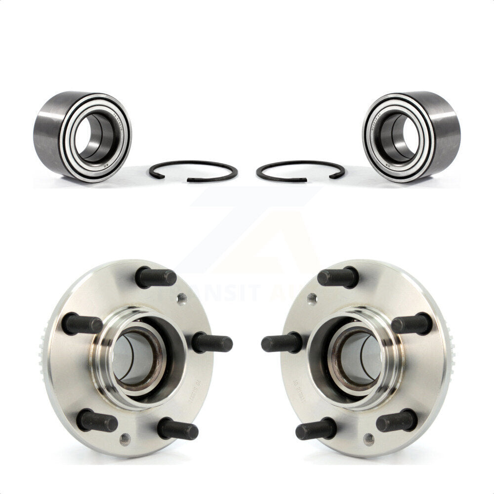 Front Rear Wheel Bearing And Hub Assembly Kit For Ford Fusion Mazda 6 Lincoln MKZ Mercury Milan Zephyr K70-101529