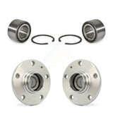 Front Rear Wheel Bearing And Hub Assembly Kit For 2005 Volkswagen Jetta 2nd Design K70-101534