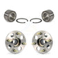 Front Rear Wheel Bearing And Hub Assembly Kit For 1996 Honda Civic HX with Drum rear brakes 4-Wheel ABS K70-101538