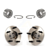 Front Rear Wheel Bearing And Hub Assembly Kit For 2001-2006 Hyundai Santa Fe FWD with Non-ABS K70-101553