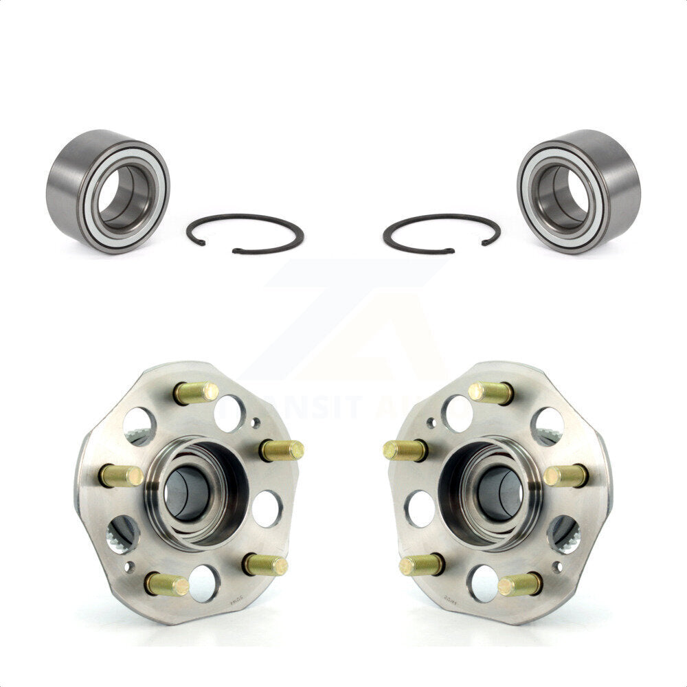 Front Rear Wheel Bearing And Hub Assembly Kit For 1997-2001 Honda Prelude K70-101561