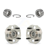 Front Rear Wheel Bearing And Hub Assembly Kit For 1998-2002 Honda Accord 2.3L with 4-Wheel ABS K70-101563