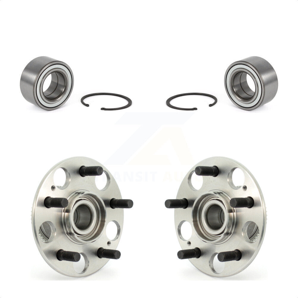 Front Rear Wheel Bearing And Hub Assembly Kit For Honda Accord Acura TL K70-101564