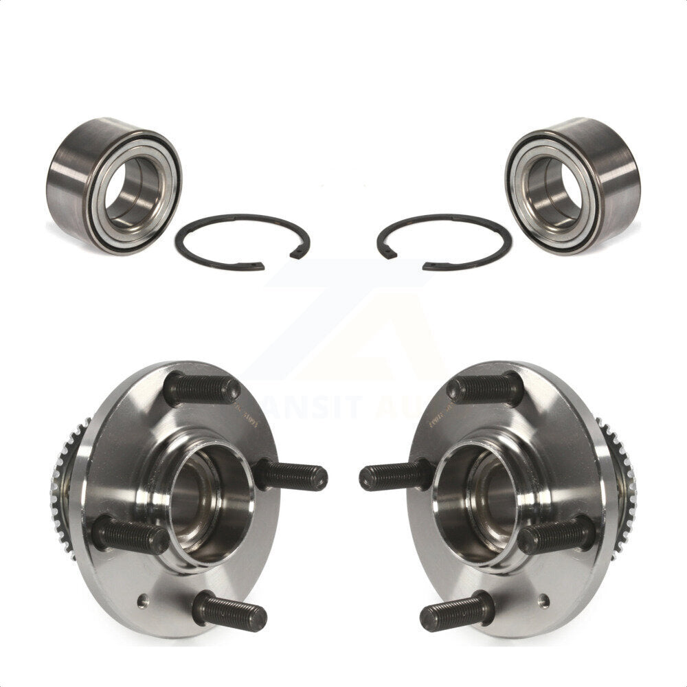 Front Rear Wheel Bearing And Hub Assembly Kit For 2002-2007 Mitsubishi Lancer ES K70-101578