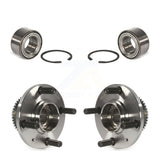 Front Rear Wheel Bearing And Hub Assembly Kit For 2002-2007 Mitsubishi Lancer ES K70-101578