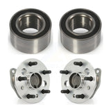Front Rear Wheel Bearing And Hub Assembly Kit For 2004 Toyota Camry Non-ABS Excluding Vehicles Manufactured In Japan K70-101582